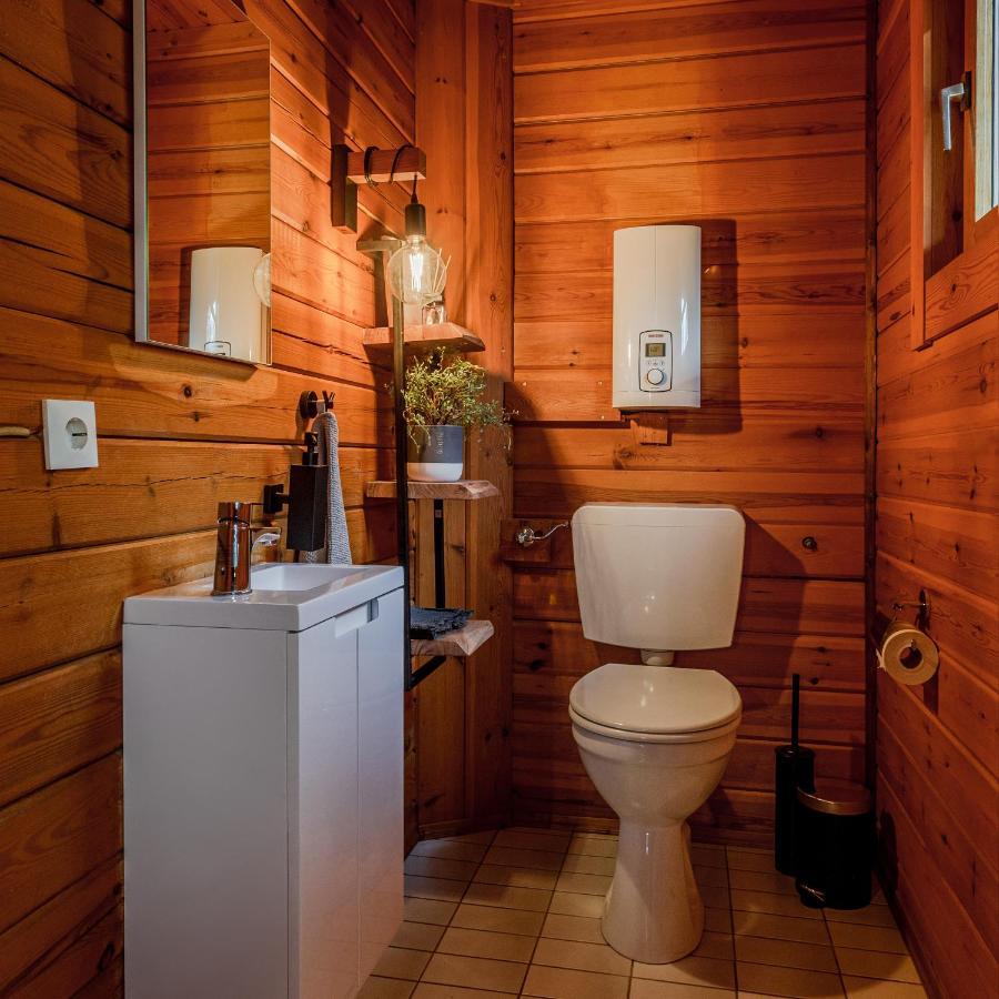 Blockhaus Eifelsteig W/ Kamin Garten & Feuerstelle Berndorf  Esterno foto